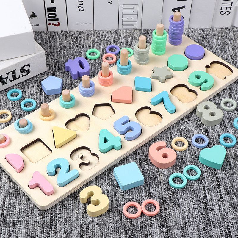 Enlightenment puzzle educational toys Macaron triple