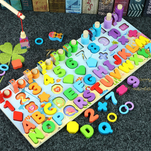 Enlightenment puzzle educational toys Ocean Six in One