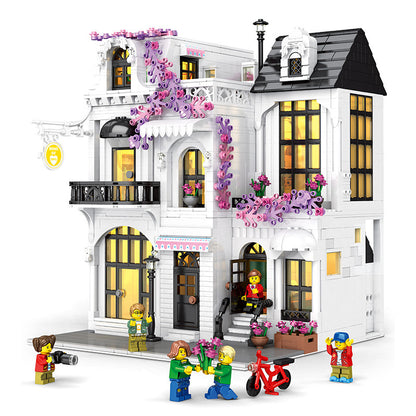 europe garden street building block set - 2053 pcs juhang 86013 - 5