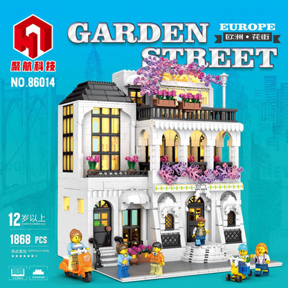 europe garden street building block set - juhang 86014 - 1