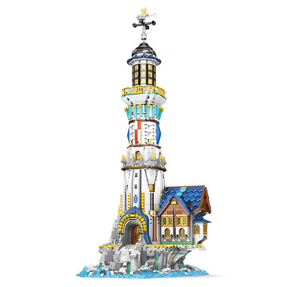 european century lighthouse building blocks set - reobrix 66028 - 6