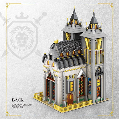 european century medieval church building blocks - reobrix 66027 - 3