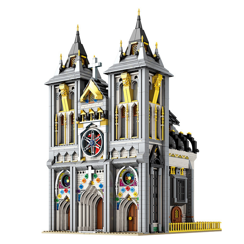 european century medieval church building blocks - reobrix 66027 - 5