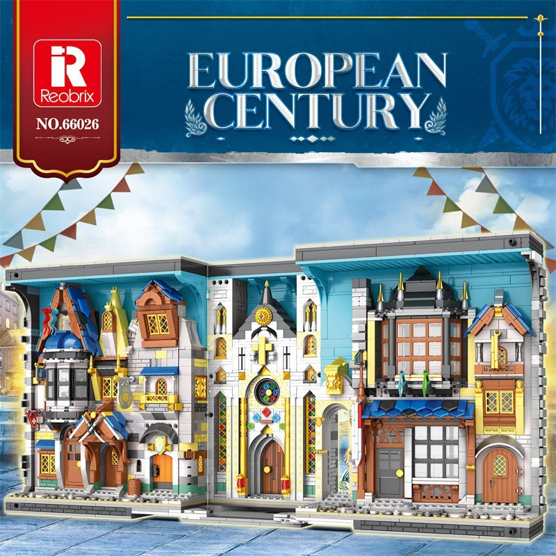 european century street scene building blocks - reobrix 66026 - 1