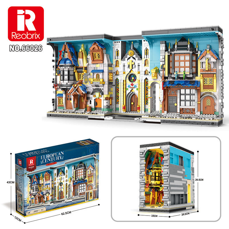 european century street scene building blocks - reobrix 66026 - 6