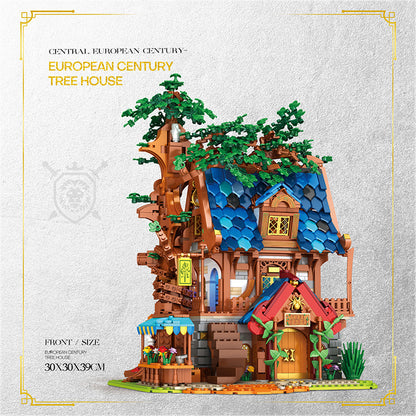 european century tree house building blocks set - reobrix 66008 - 2