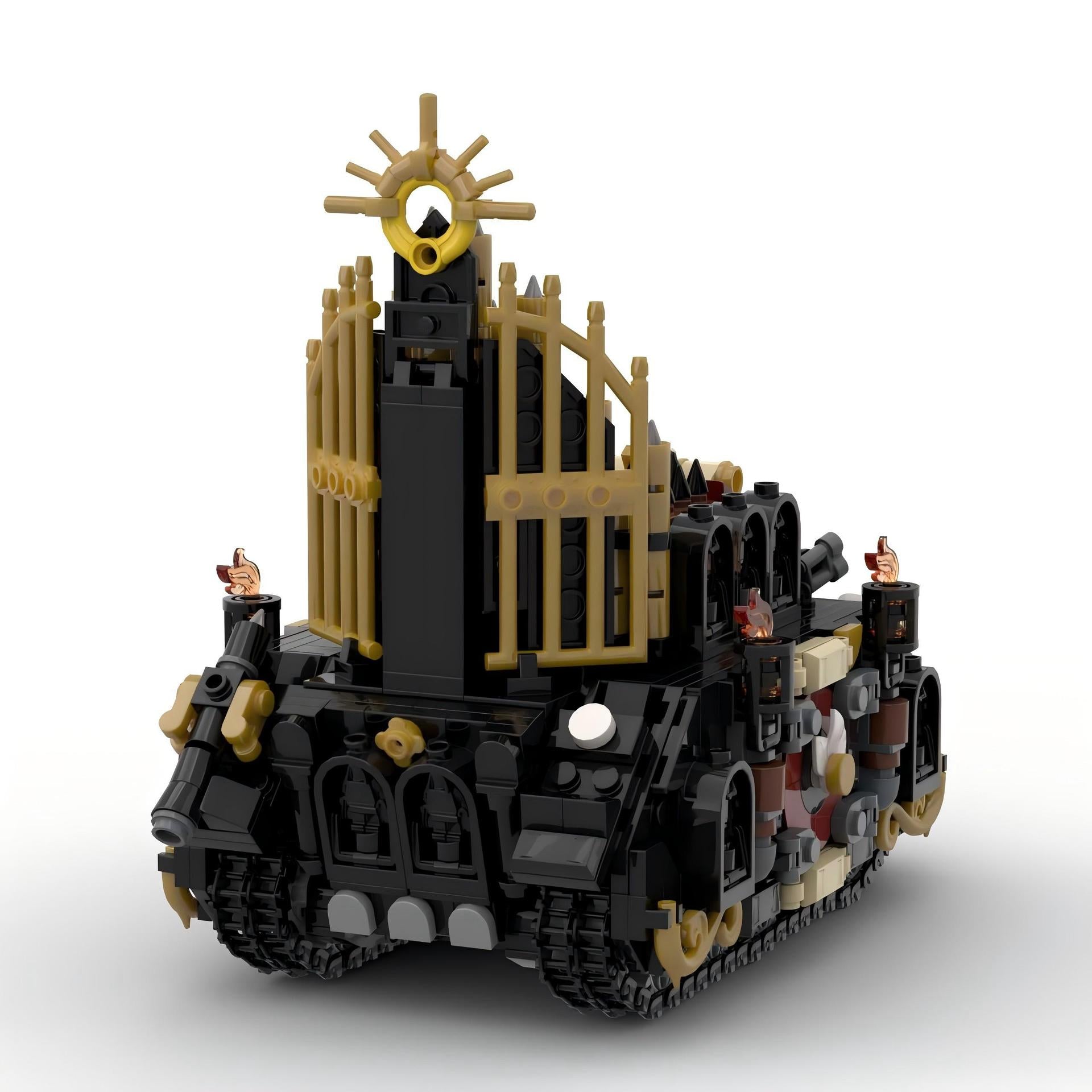 exorcist missile launching vehicle building set | warhammer 40k | moc-146516 - 4