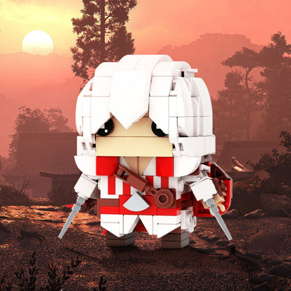ezio auditore da firenze brickheadz | assassin's creed 2 | moc-215609 - 1