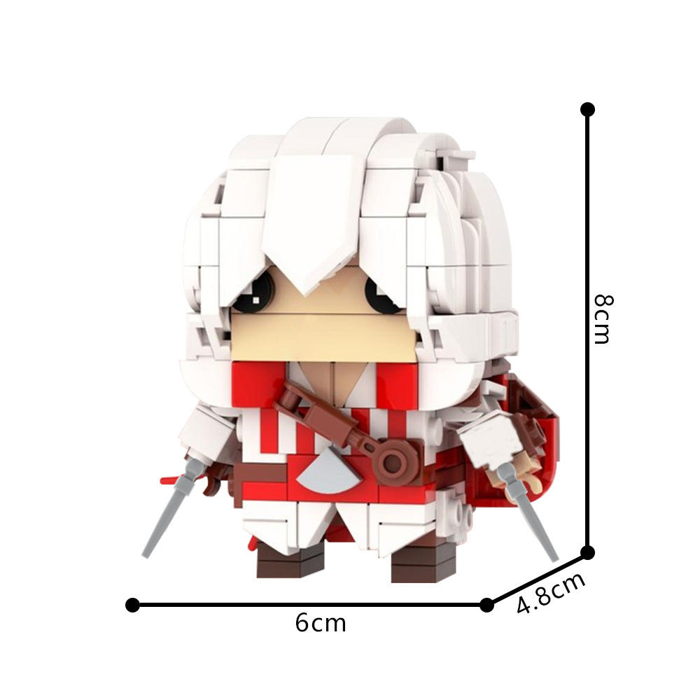 ezio auditore da firenze brickheadz | assassin's creed 2 | moc-215609 - 3