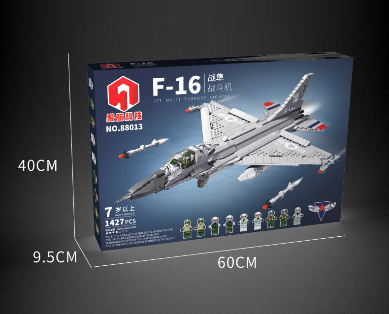 f-16 jet multi purpose fighter building block set - juhang 88013 - 8