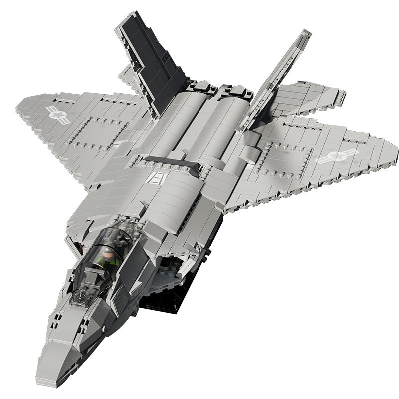 f-22 raptor fighter building block set - juhang 88003 - 5