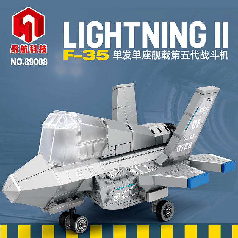 f 35 carrier-based fifth-generation fighter block set - juhang 89008 - 1