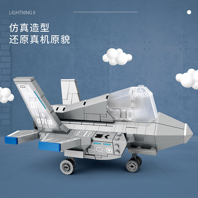 f 35 carrier-based fifth-generation fighter block set - juhang 89008 - 2