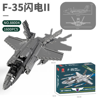 f-35 lighting stealth fighter building block set - juhang 88004 - 6