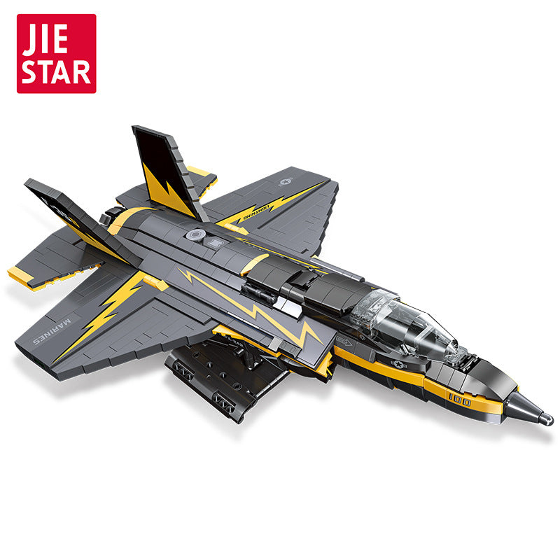 f-35b lightning ii stealth strike fighter - 1268 pcs | jie star 58092 - 4