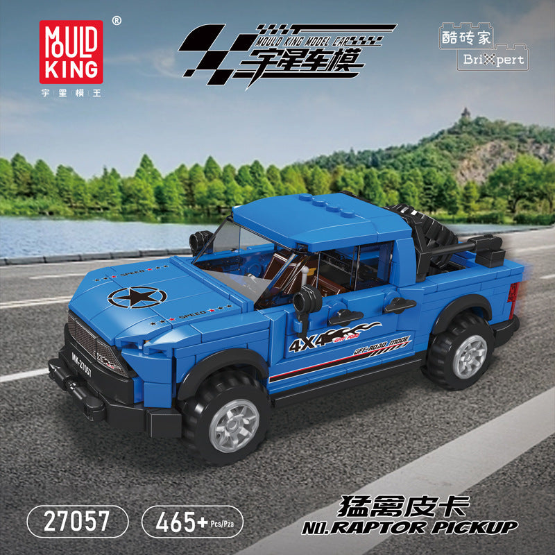 f150 svt raptor pickup with display case - 465 pcs | mouldking 27057 - 1