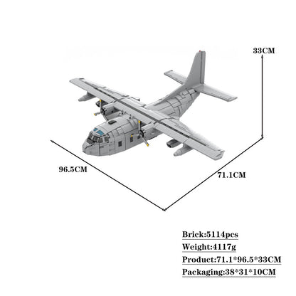 fairchild c-123k building set | 1:35 scale | moc-164364 - 5