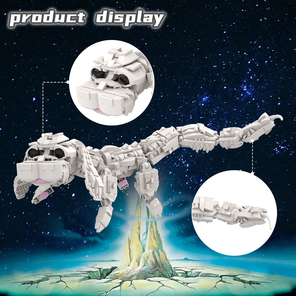 falkor luck dragon building set | lego compatible - 6
