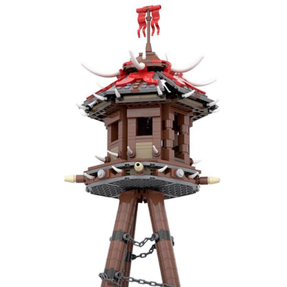 fantasy orc's tower building set | world of warcraft | moc-57715 - 1