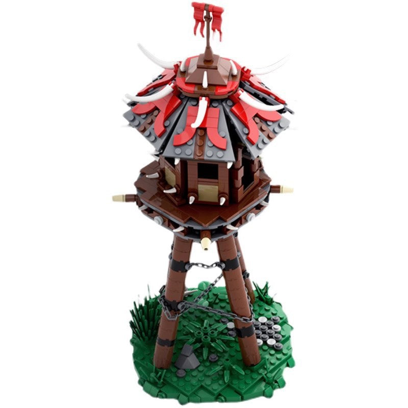 fantasy orc's tower building set | world of warcraft | moc-57715 - 2