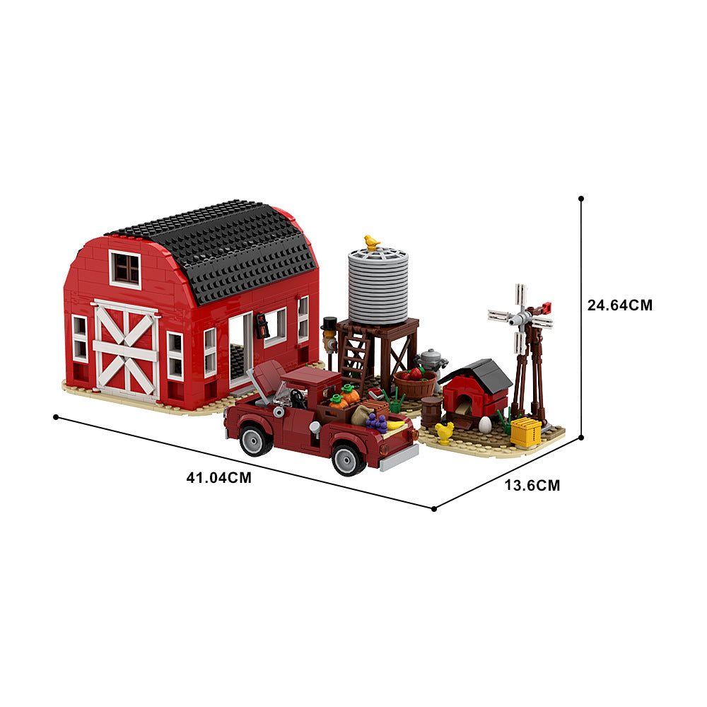 farm house building set | lego compatible - 4