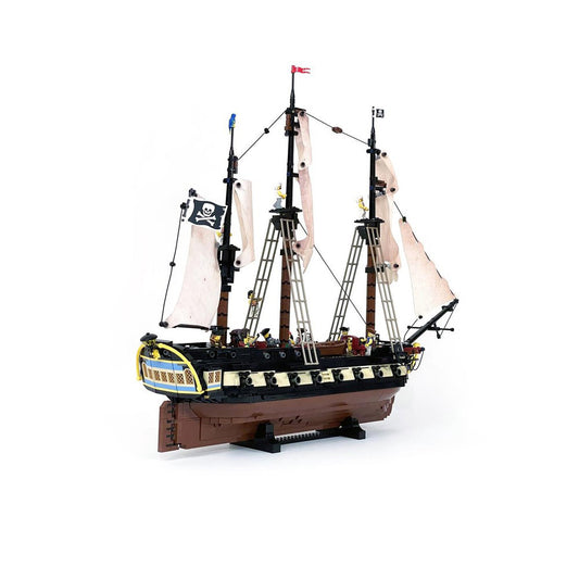 fer maiden privateer frigate building set | moc-65878 - 1