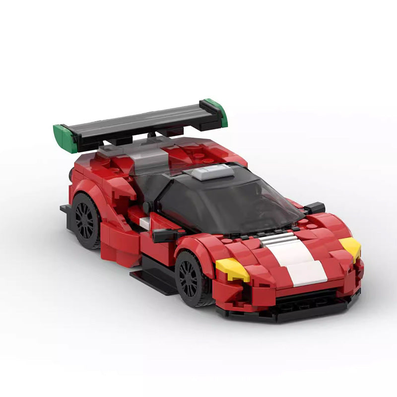 ferrari 488 gt3 building set | lego compatible - 1