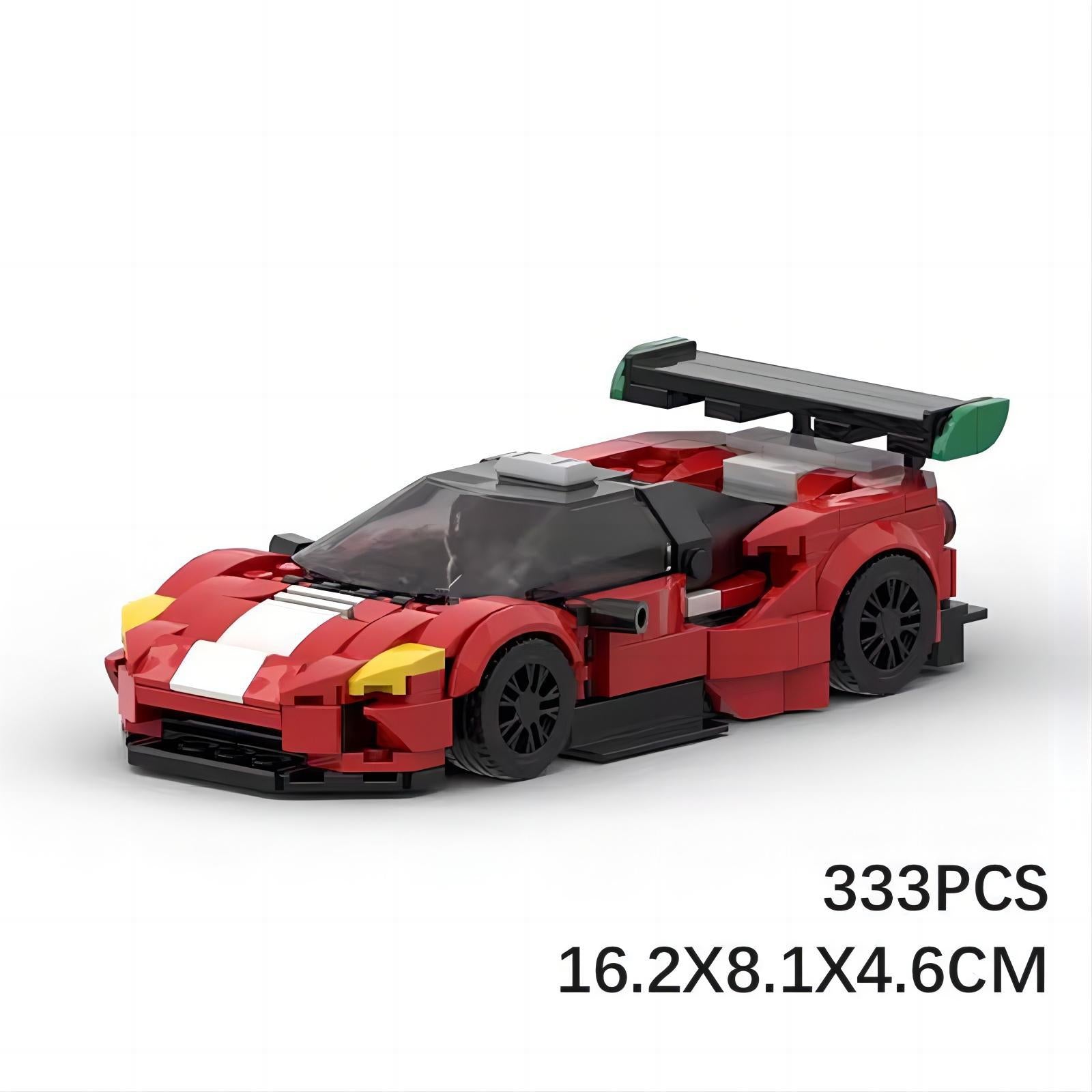 ferrari 488 gt3 building set | lego compatible - 3