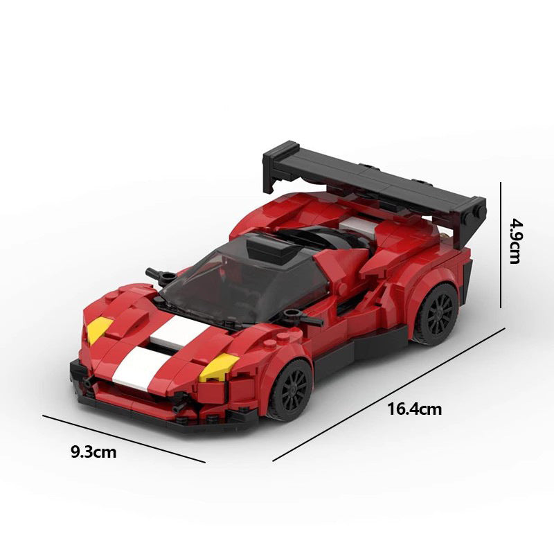 ferrari f8 tributo building set | moc-65609 - 6