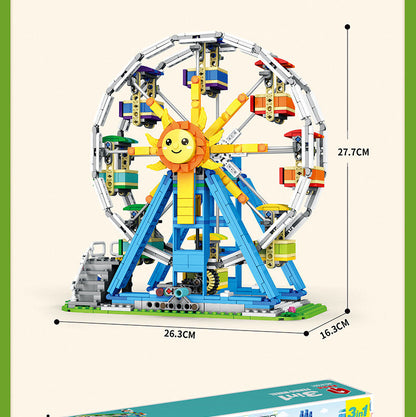 ferris wheel 3 in 1 building block set - juhang 81001 - 7