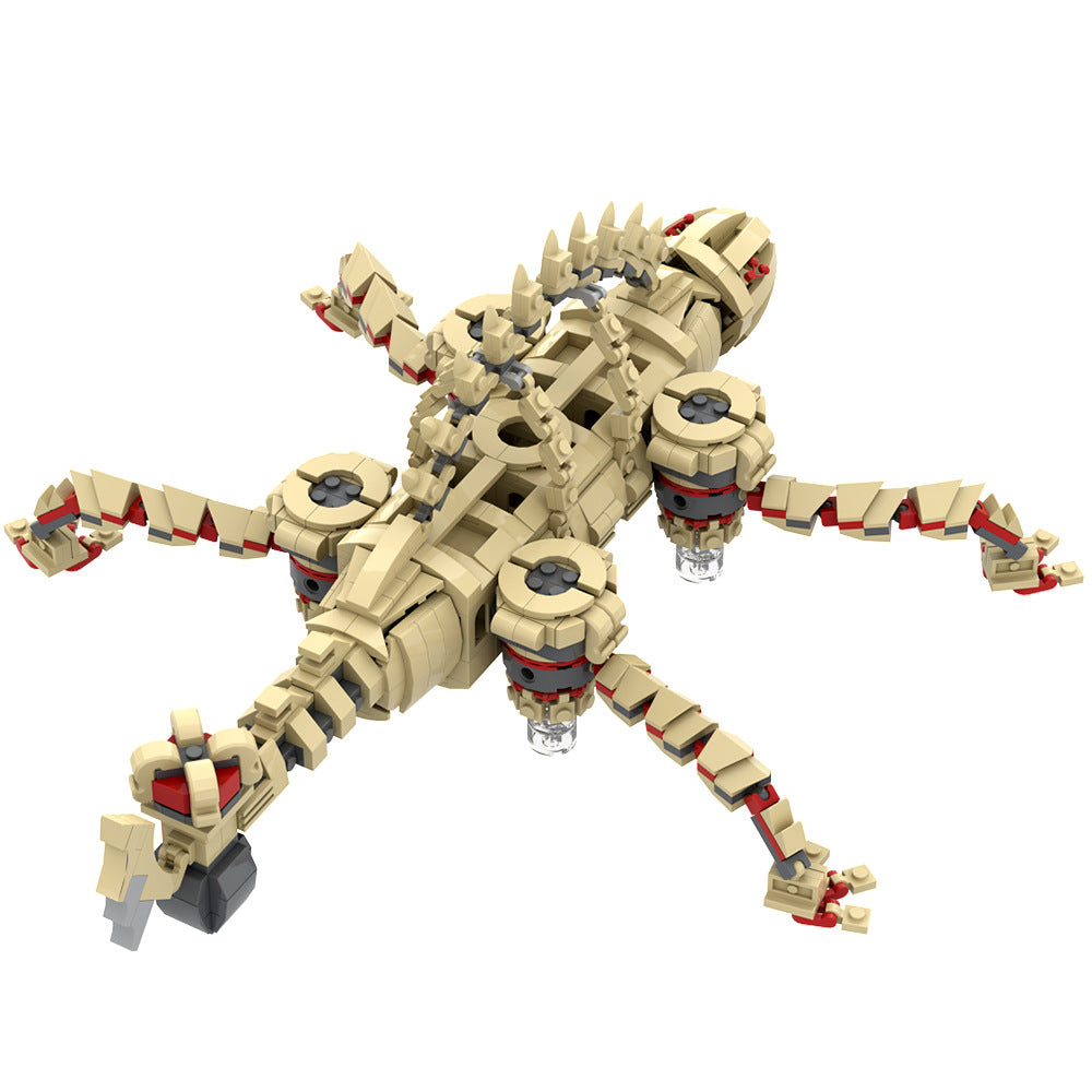 fire blight ganon moc building set - zelda breath of the wild - 5