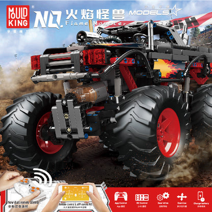 flame monster rc off-road vehicle - 889 pcs | mouldking 18008 - 1