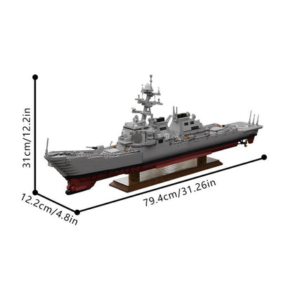 flight i arleigh burke class destroyers building set | moc-200393 - 4