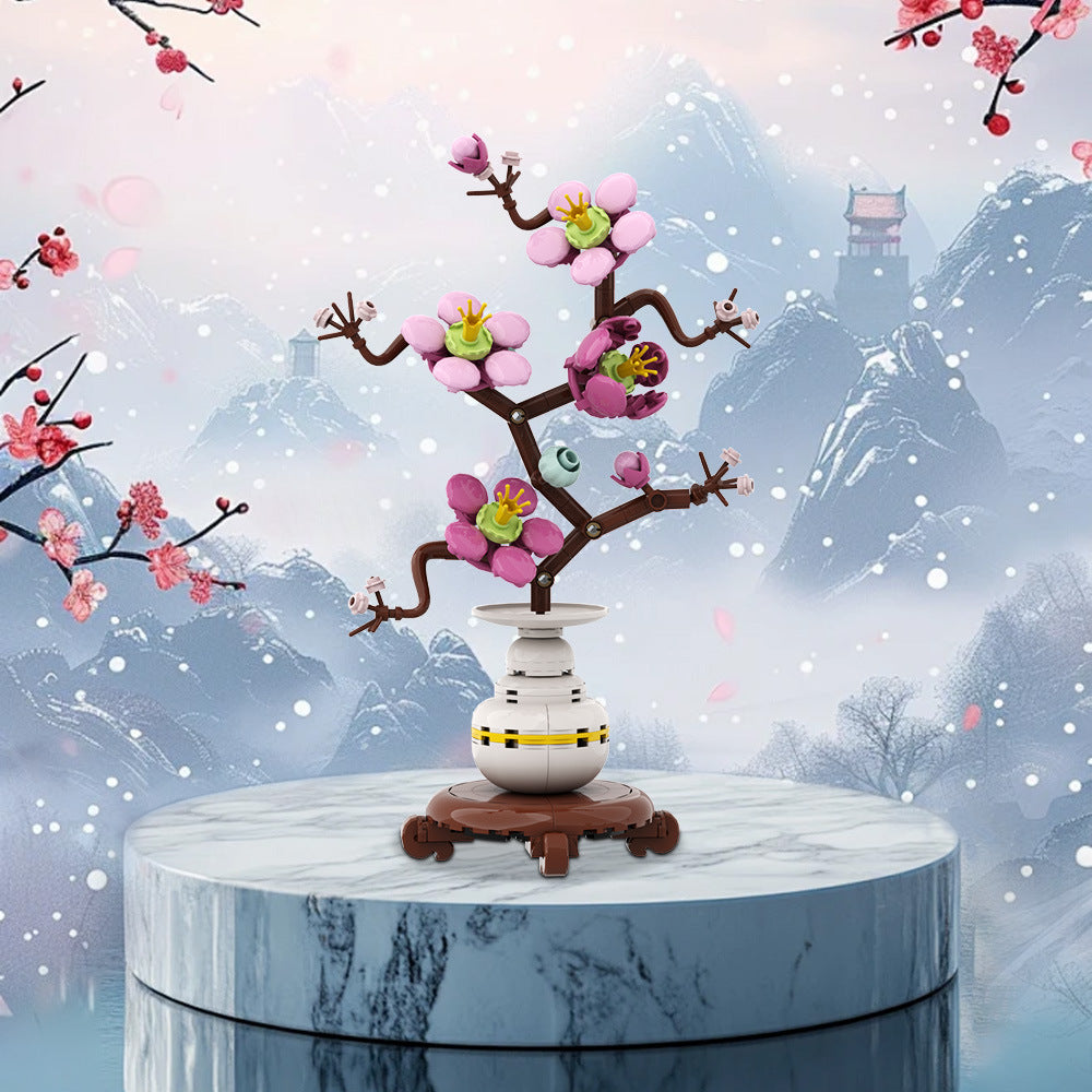 flower pot planting building set | lego compatible - 5