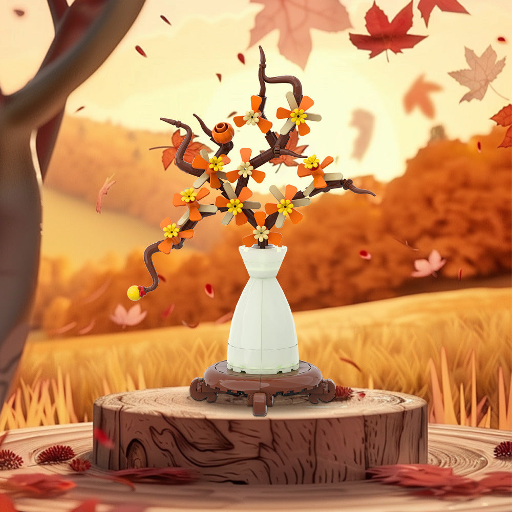 flower pot planting building set | lego compatible - 6