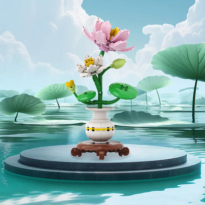 flower pot planting building set | lego compatible - 7