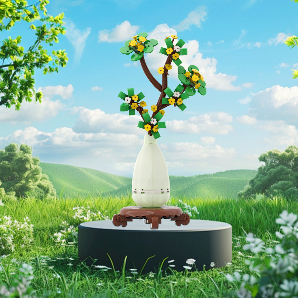 flower pot planting building set | lego compatible - 8