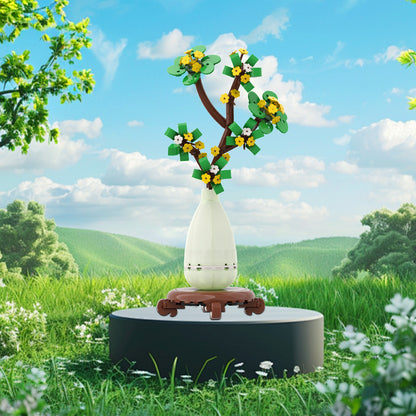 flower pot planting building set | lego compatible - 8