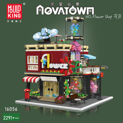 flower shop building blocks - 2191 pcs | mouldking 16056 - 1