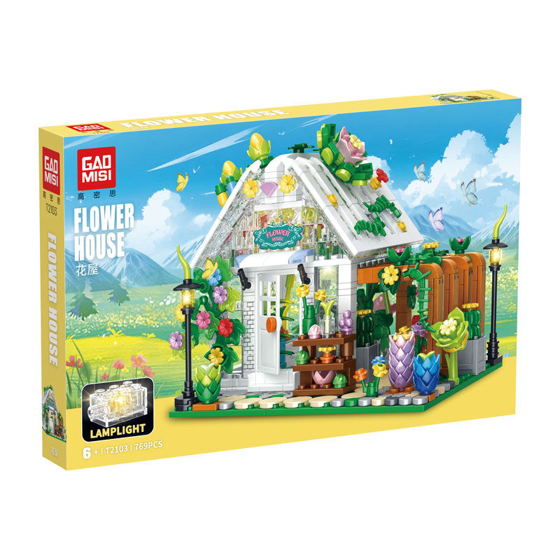 flower shop building blocks set 769 pcs - gaomisi - 2