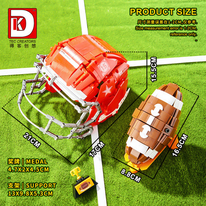 football attack sprint - 1038 pcs | dk 80020 - 2