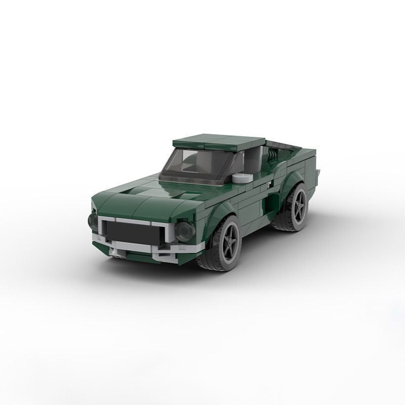 ford mustang gt390 building set | bullitt | moc-37438 - 6
