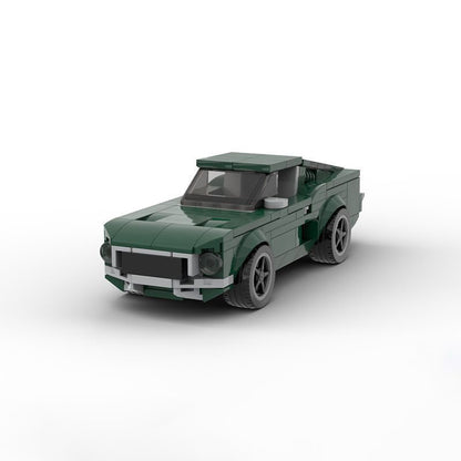 ford mustang gt390 building set | bullitt | moc-37438 - 6