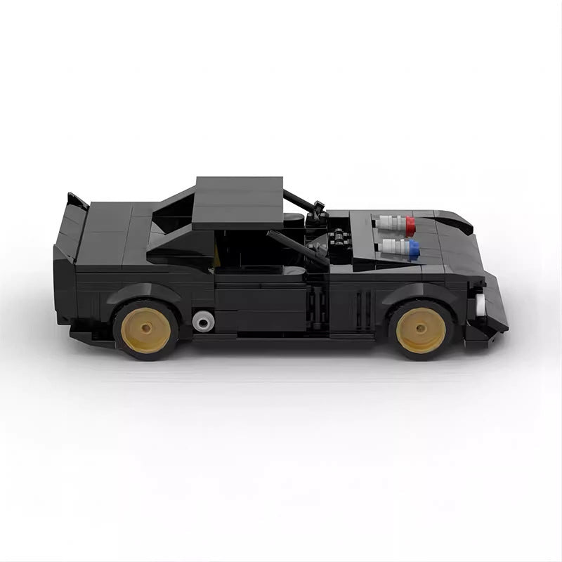 ford mustang hoonicorn building set | 8 stud wide | moc-32255 - 3