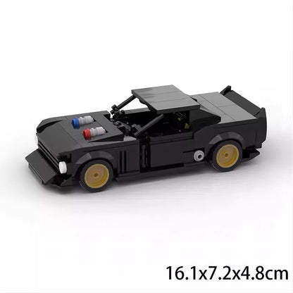ford mustang hoonicorn building set | 8 stud wide | moc-32255 - 6
