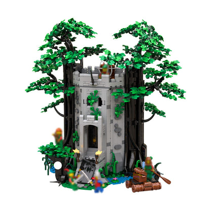 forestmen river fortress building set | lego compatible - 2