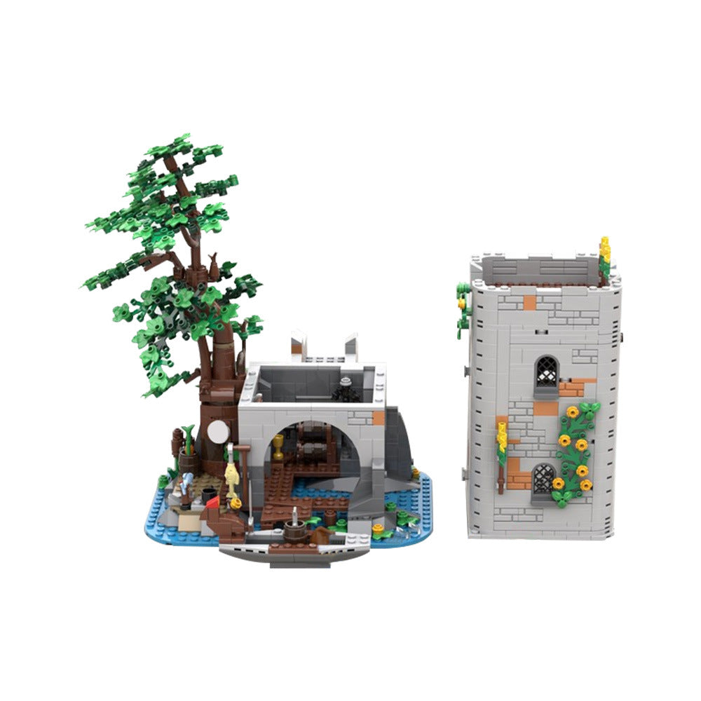 forestmen river fortress building set | moc-194596 - 5