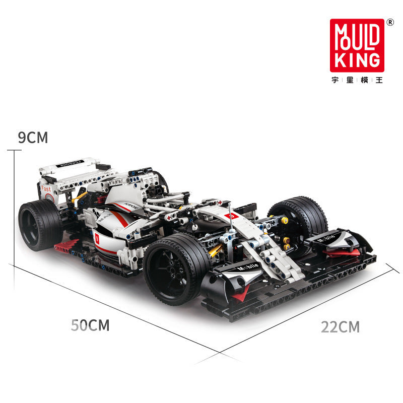 formula f1 sports car building set - 1235 pcs | mouldking 13117 - 4