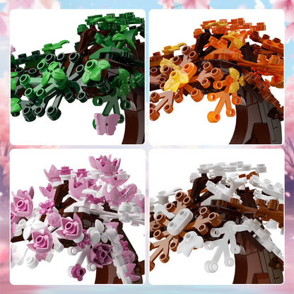 four seasons bonsai building set | lego compatible - 2