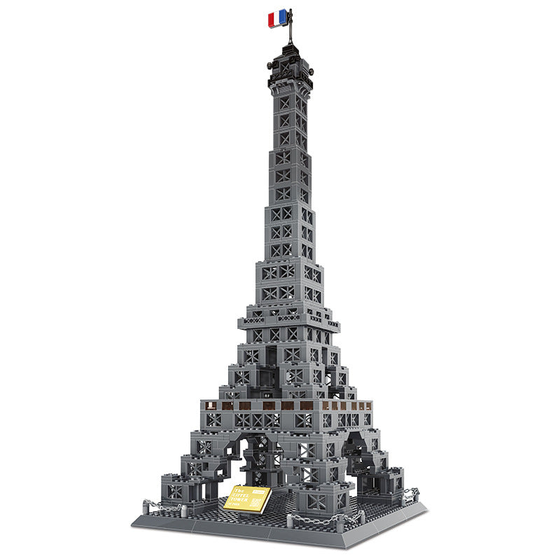 france eiffel tower building set - wange bricks 976 pcs - 4